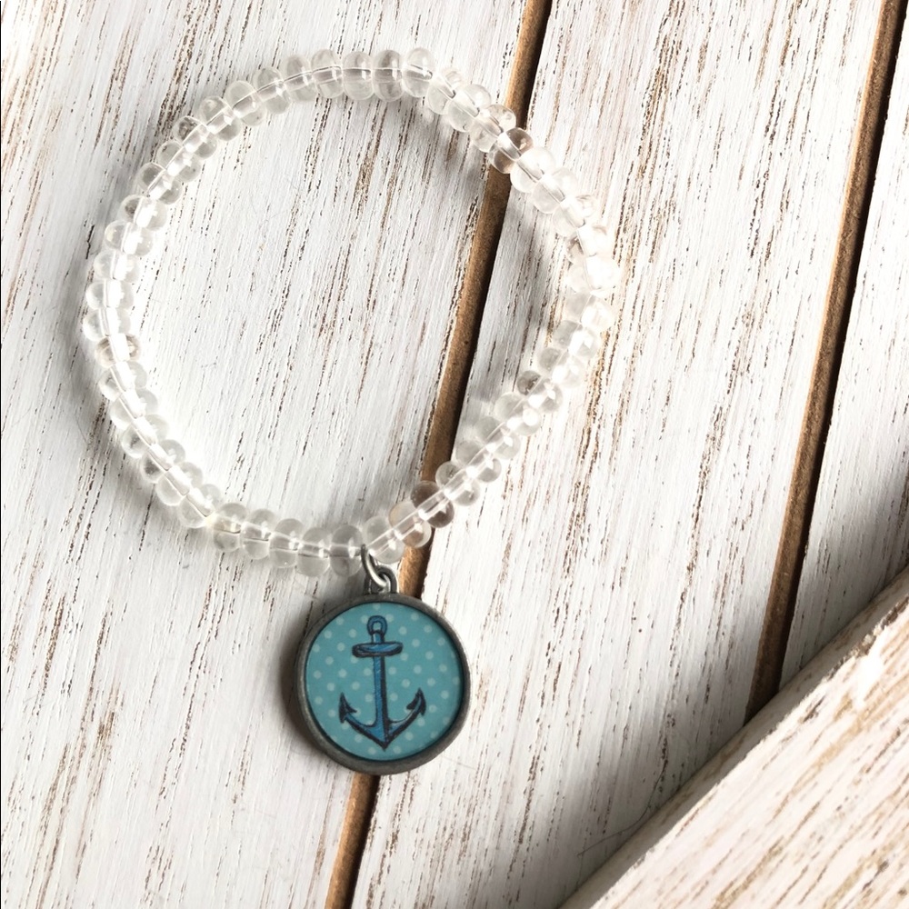 Clear Quartz Gemstone Bracelet